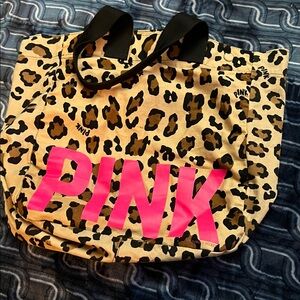 PINK Victoria's Secret Leopard Tote
